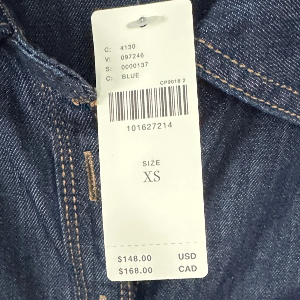 Pilcro Dark Blue Denim Mini Dress - Picture 5 of 8